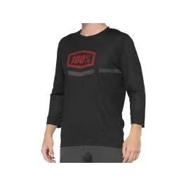 100% Airmatic 3/4 Fahrradtrikot (schwarz / rot)