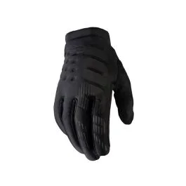 100% Brisker Cold Fahrradhandschuhe Jugendliche (schwarz)
