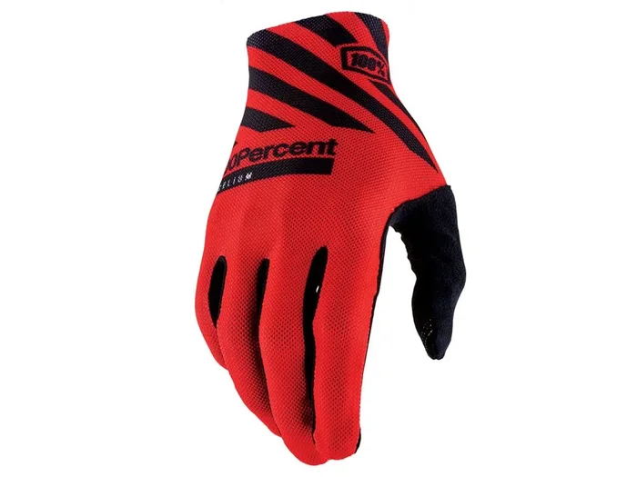 100% Celium Gloves Racer Red M