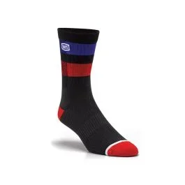 100% Flow Fahrradsocken (schwarz)