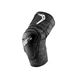 100% Fortis Knieprotektor (schwarz / grau)