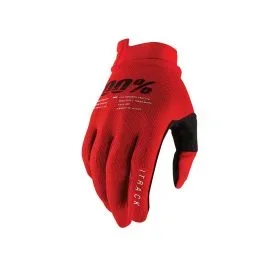 100% iTrack Fahrradhandschuhe (rot)