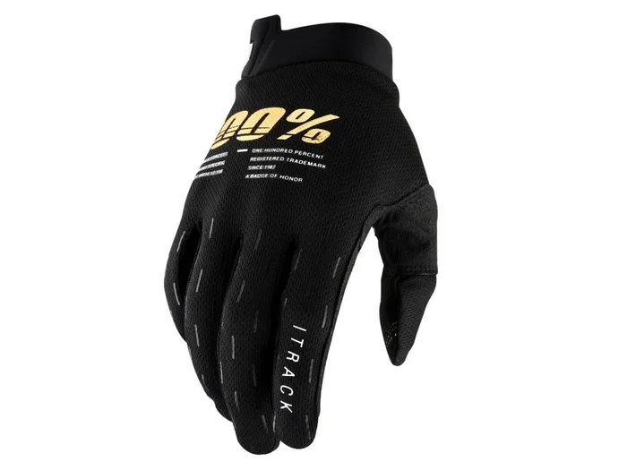 100% iTrack Youth Gloves schwarz L