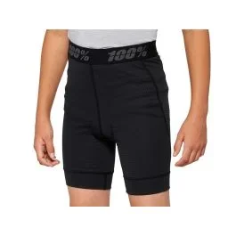 100% Ridecamp Shorts Jugendliche (mit Innenfutter | schwarz)