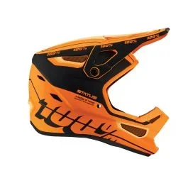 100% Status Fahrradhelm Jugendliche (orange / schwarz)