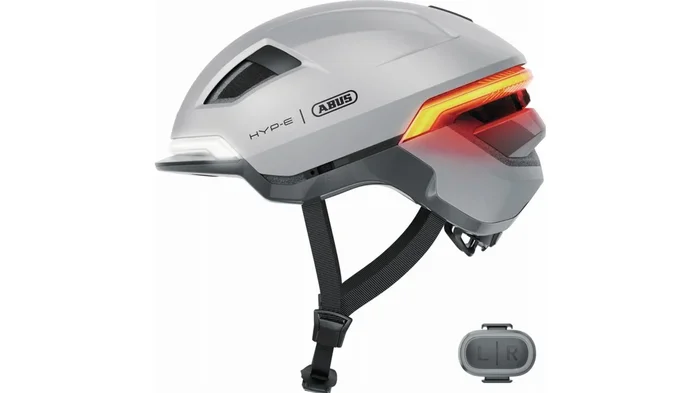 Abus Hyp-E Helm gleam silver
