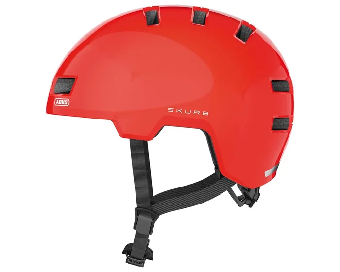 Abus Skurb Fahrradhelm | signal orange