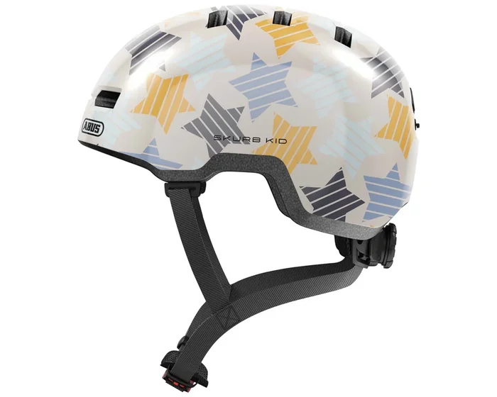 Abus Skurb Kid – Kinder Fahrradhelm | grey stars
