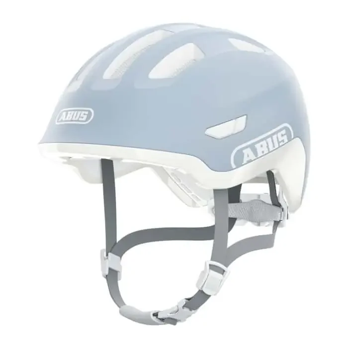 Abus Smiley 3.0 ACE LED Fahrradhelm Kinder mit Licht pure aqua M (50-55 cm)