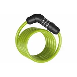 Abus Spiralkabelschloss Zahlencode Star 4508C/150 – green