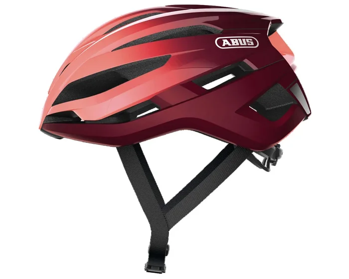 Abus StormChaser Rennrad Fahrradhelm | bordeaux red