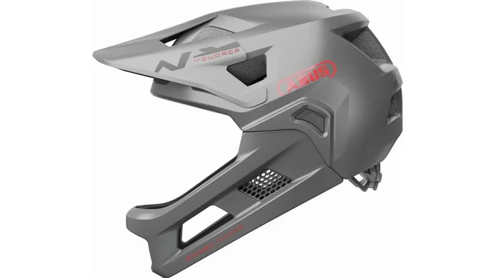 Abus YouDrop FF Kinder-Helm Ti silver S (48-55 cm)