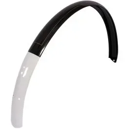 Achterspatbord Gazelle V3 Tour met witte bies – zwart