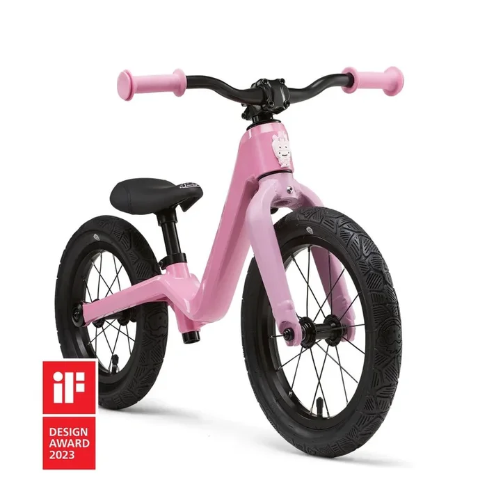 AFFENZAHN Kinderlaufrad Einhorn Rosa 12 Zoll