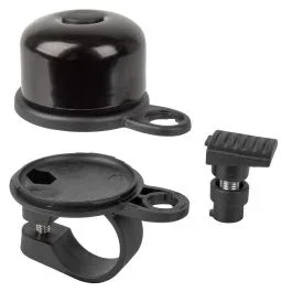 Airbell Fahrradklingel mit AirTag Halter ø31.8mm – Schwarz