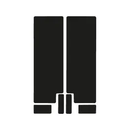 ALGIS Gabelaufkleber (glänzend | schwarz)