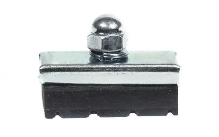 Alhonga Bremsschuhe 35 mm schwarz mit Hutmutter