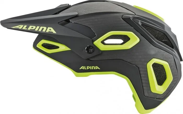 Alpina Fahrradhelm Rootage schwarz neongelb matt 52 bis 57cm