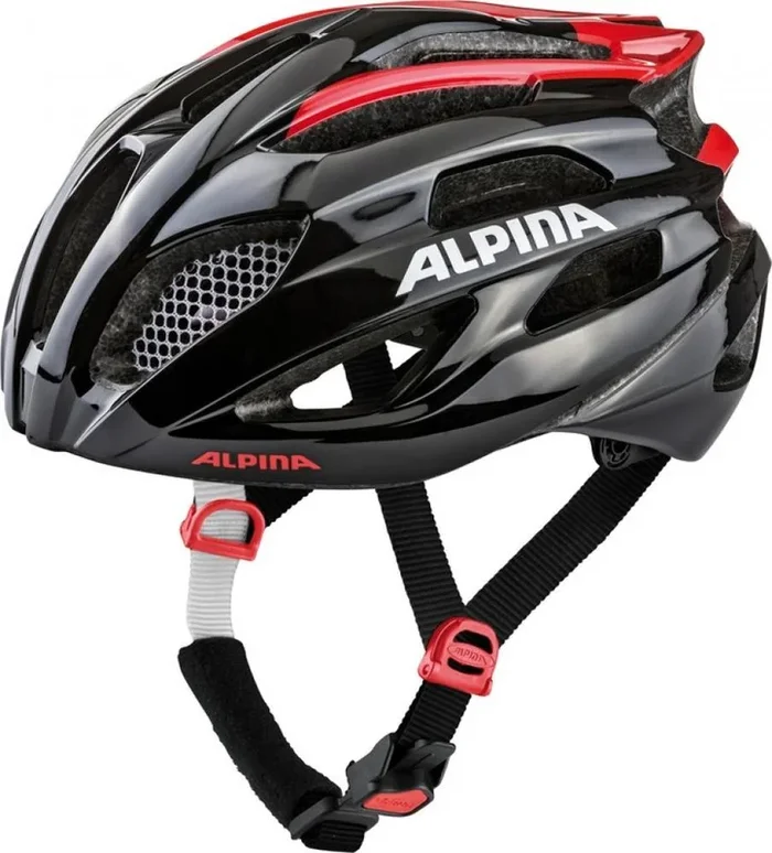 Alpina Helm Fedaia black red 53 bis 58cm