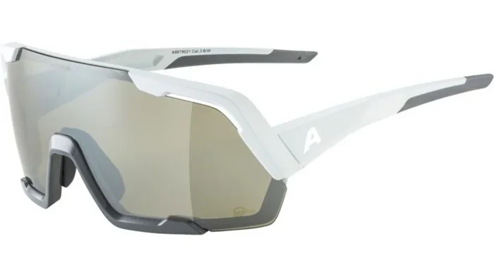 Alpina Rocket Q-Lite Sportbrille smoke-grey matt/mirror silver one size