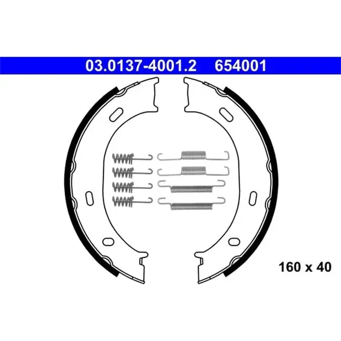 ATE Bremsbacken hinten Mercedes G-Klasse Sprinter VW Lt
