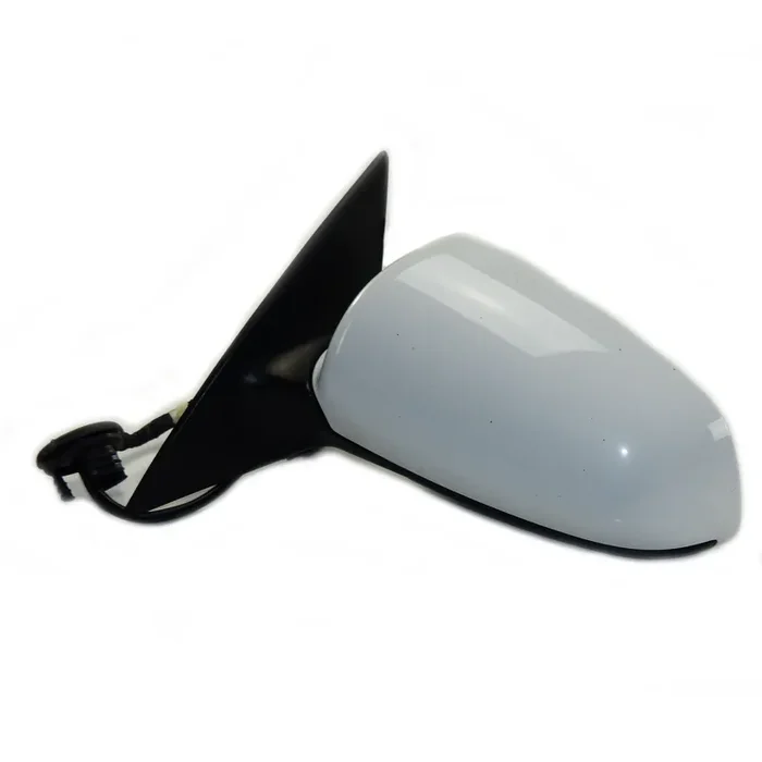 Audi A6 4F Spiegel links Aussenspiegel elek. anklappbar LY9C weiss