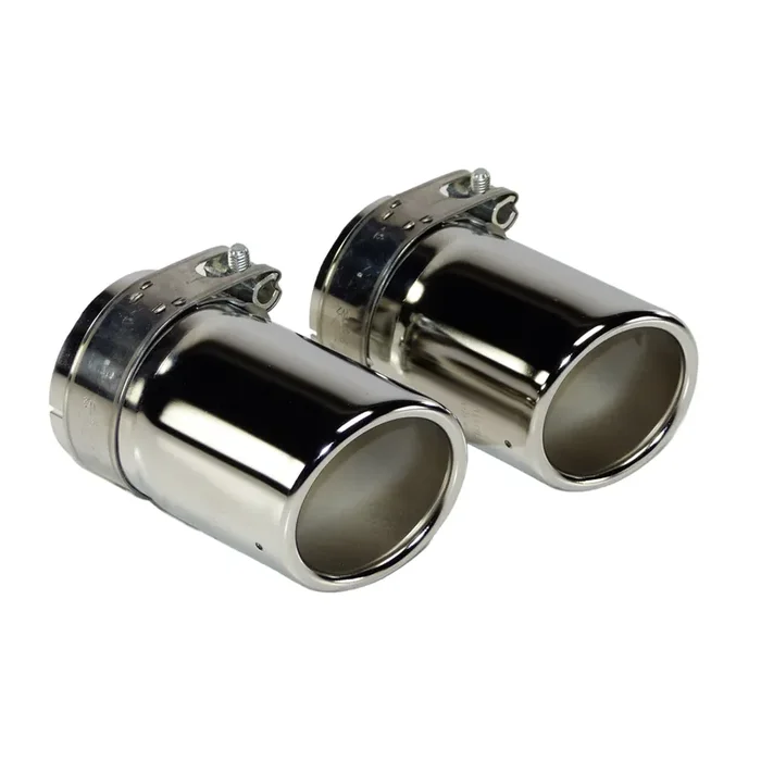 Auspuffblenden Endrohr 76mm VW Golf 6 VI Tiguan 5N2 NEU mit ABE