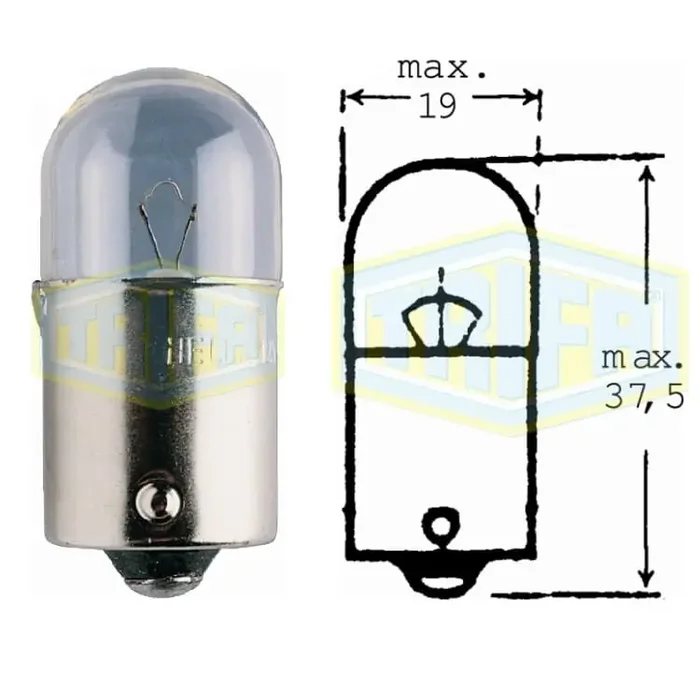 Auto-Lampe 6V 5W BA15