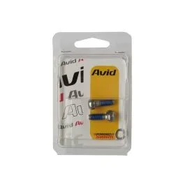 Avid Schrauben für Scheibenbremsadapter Edelstahl (2 Stück / silber)