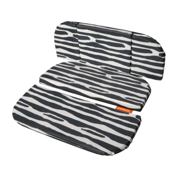 Babboe Lastenrad Kissenset Zingy Zebra