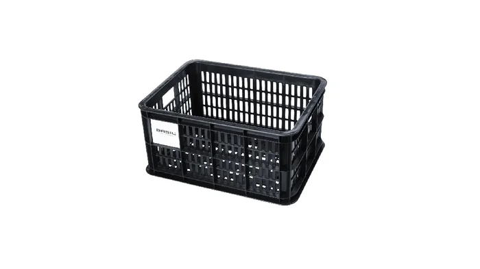 Basil Crate Fahrradkasten schwarz
