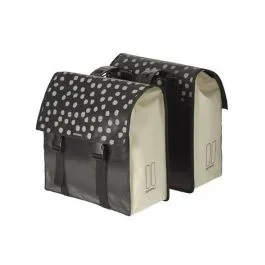 Basil Urban Load Doppeltasche (48-53 Liter | schwarz / weiß)