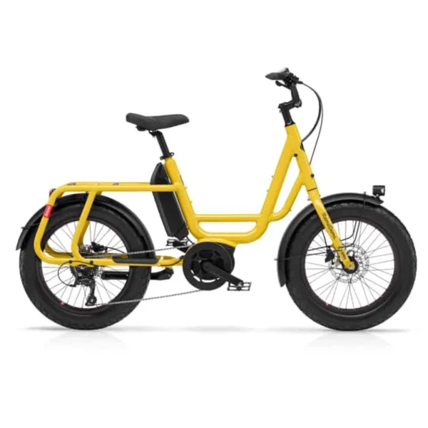 Benno Bikes RemiDemi Performance E-Bike Lastenrad 20″ gelb