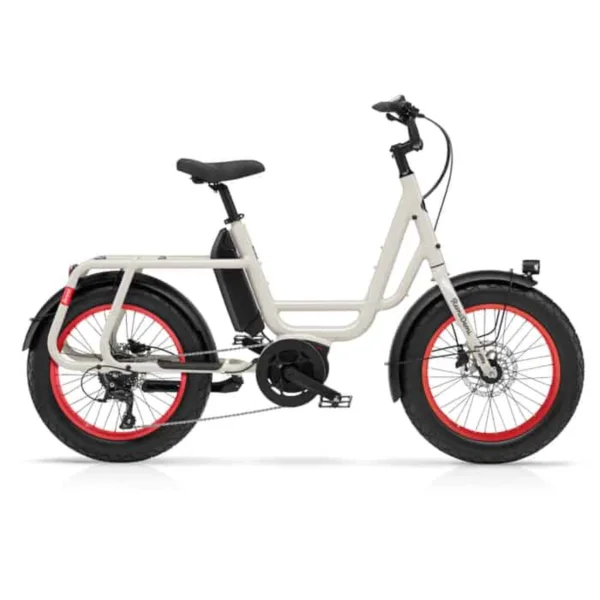 Benno Bikes RemiDemi Performance E-Bike Lastenrad 20″ weiß