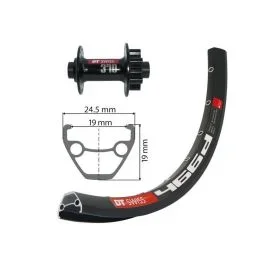 Bike Parts Vorderlaufrad (26″ | 1.9″ DT | 6-Loch | TA15)