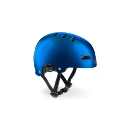 Bluegrass Superbold Cross Fahrradhelm (blau metallisch)
