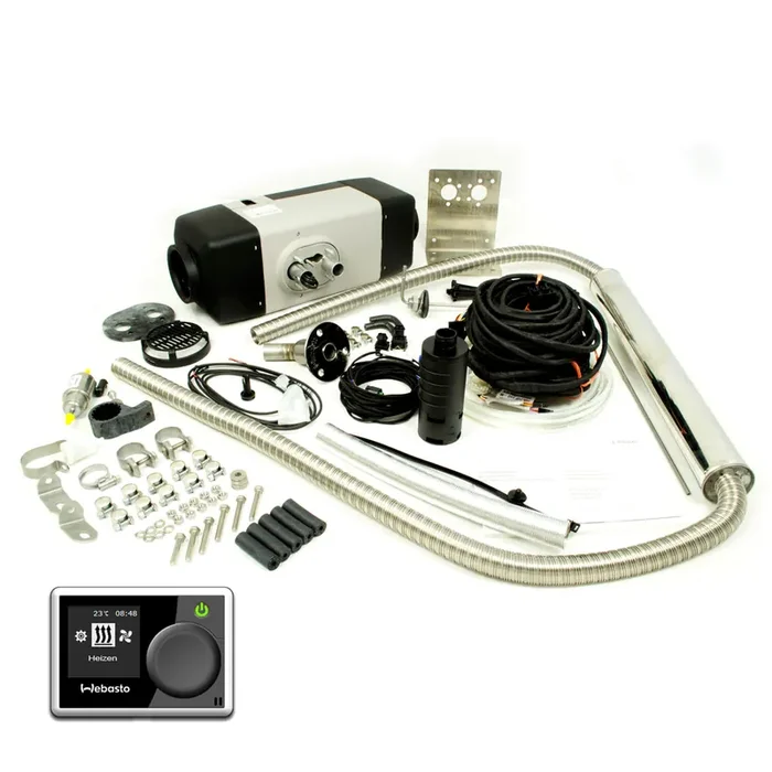 Bootsheizung Air Top Evo 55 Diesel 12V/5kW Einbausatz Vorwahluhr Höhenanpassung