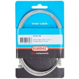 Bremszug Innen Elvedes 4000 mm 1×19 Stränge – Galvanisiert ø1,5 mm mit V-Nippel ø5,5 × 10 und T-Nippel ø7 x 6