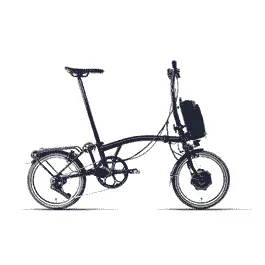 Brompton P-Line Electric Explore 12-speed – Typ H – 16 Zoll 300Wh 12K Faltrad – Bolt Blue Lacquer