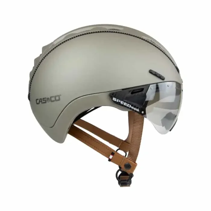 Casco Roadster Plus City-Fahrradhelm mit Visier sunstone M (55-57 cm)