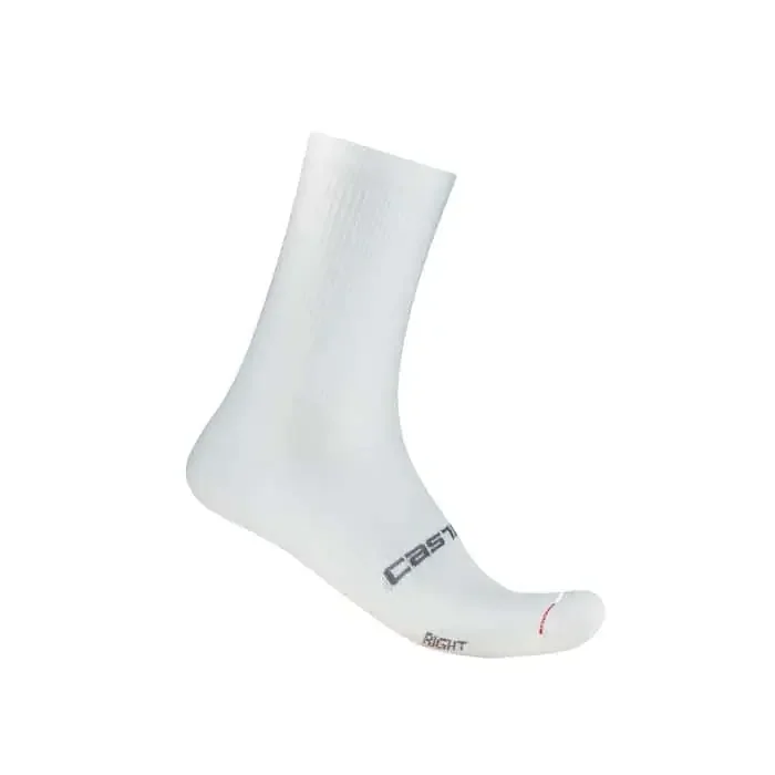 Castelli Espresso 18 Fahrrad Socken weiß XXL (44-47)