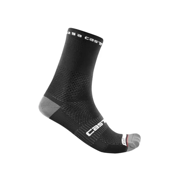 Castelli Rosso Corsa Pro 15 Fahrrad Socken schwarz XXL (44-47)