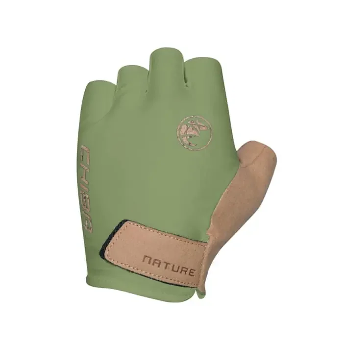 Chiba Nature Eco Fahrradhandschuhe kurz oliv S