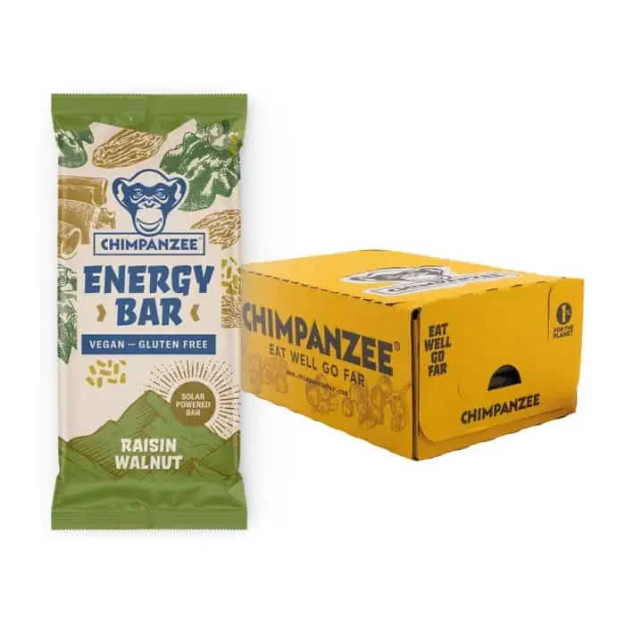Chimpanzee Energieriegel Box (15 x 55 g) Rosine & Walnuss