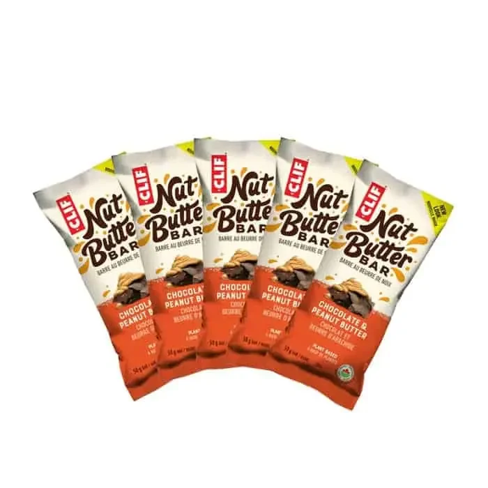 Clif Bar Nut Butter Filled Energieriegel 5er-Set (5 x 50 g) Schokolade-Erdnusssbutter