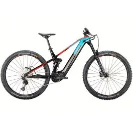 Conway eWME 4.9 | E-MTB Fully | 29″ | 720Wh | Shimano EP800 | turquoise fade / red