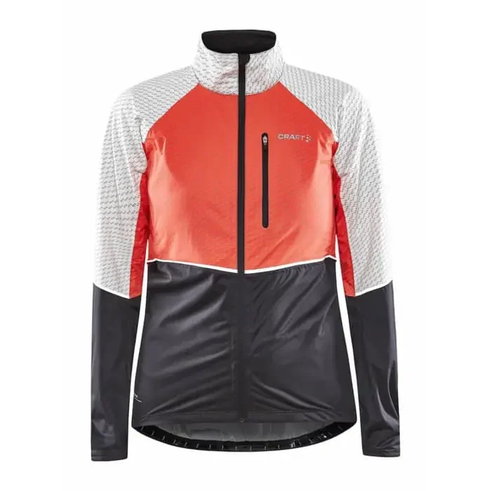 Craft Adv Hydro Lumen Regenjacke Damen orange-weiß XL