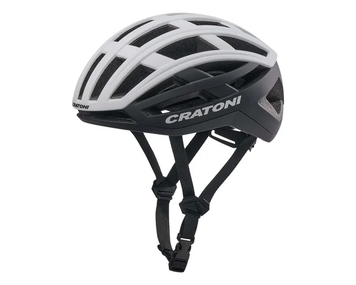 Cratoni C-AirLite Rennrad Helm | white-black matt