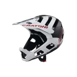 Cratoni Madroc Fahrradhelm (weiß / schwarz)