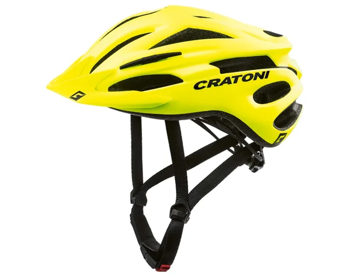 Cratoni Pacer Fahrradhelm | neon yellow-black
